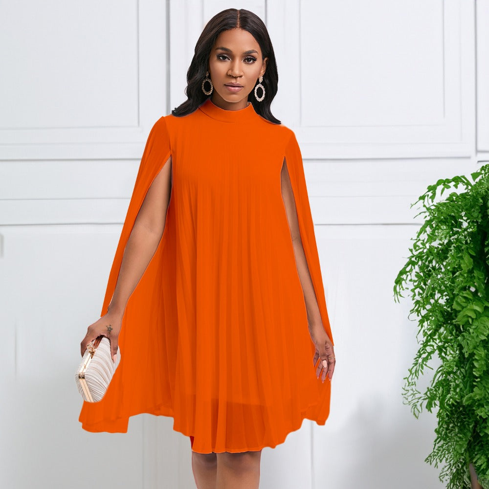 Women Dress Women's Clothing Fashionable Batwing Sleeve plus Size