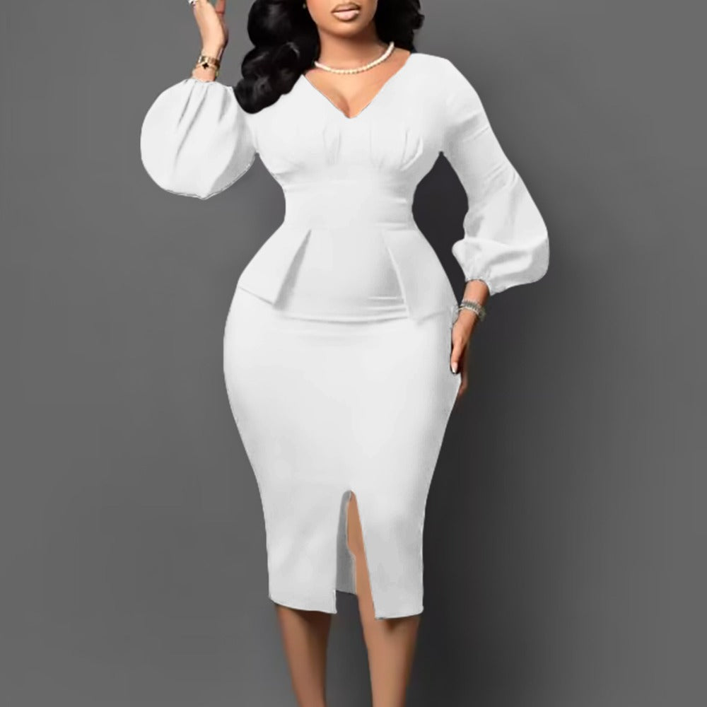 Women Dress Women's V-neck Dress