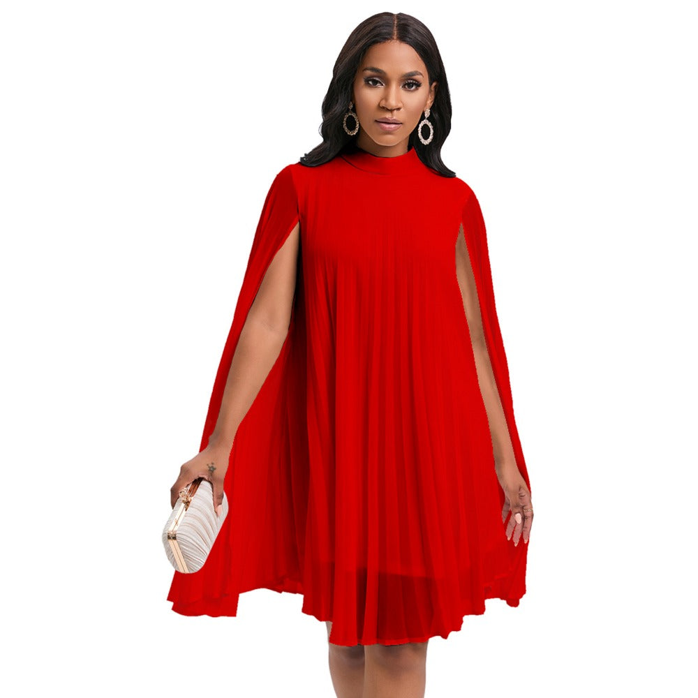 Women Dress Women's Clothing Fashionable Batwing Sleeve plus Size
