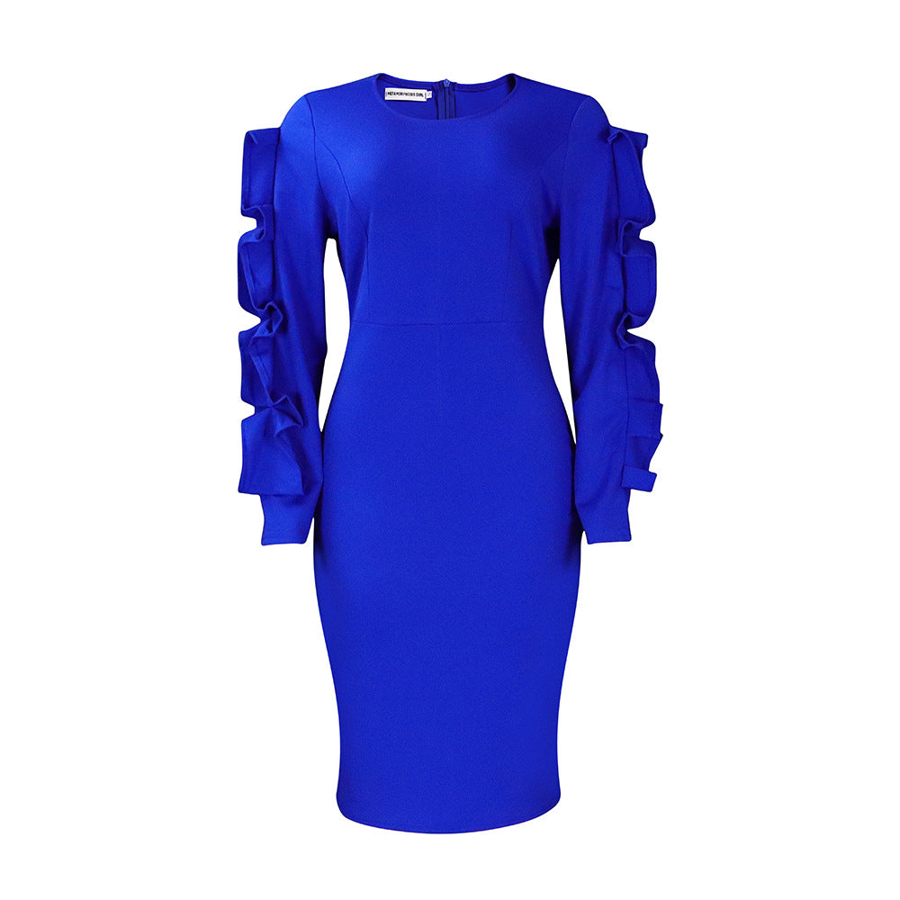 Women Dress Women's Autumn Fashion Long Sleeve Dress