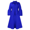 Women Dress High Waist Gown European and American Style Dress