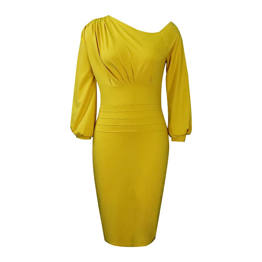 Women Dress Spring Long Sleeve Slim Fit Dress