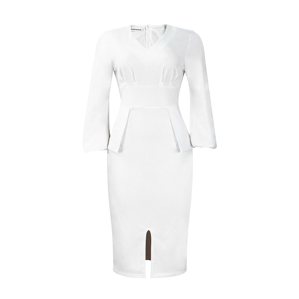 Women Dress Women's V-neck Dress