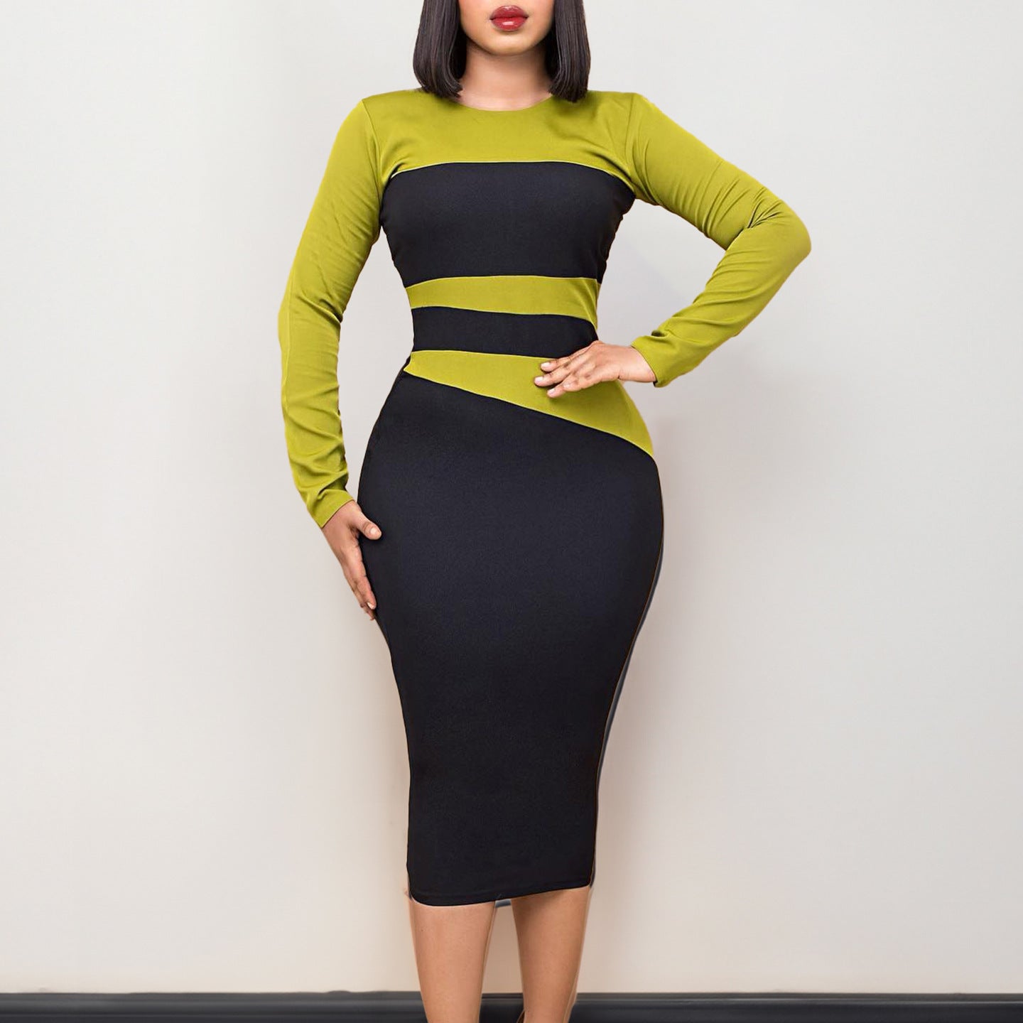 Women Dress Sheath plus Size Dress